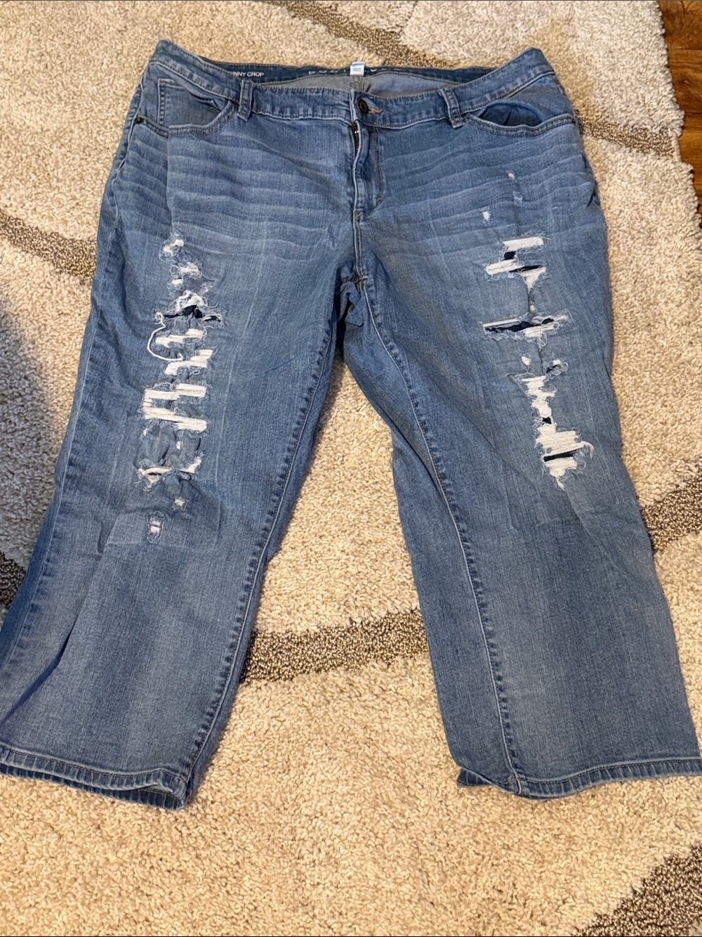 Distressed Blue Women’s Jeans